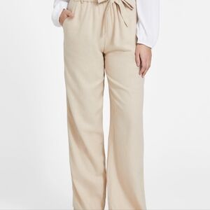 Guess Eco Nadia Linen Palazzo Wide-Leg Pants